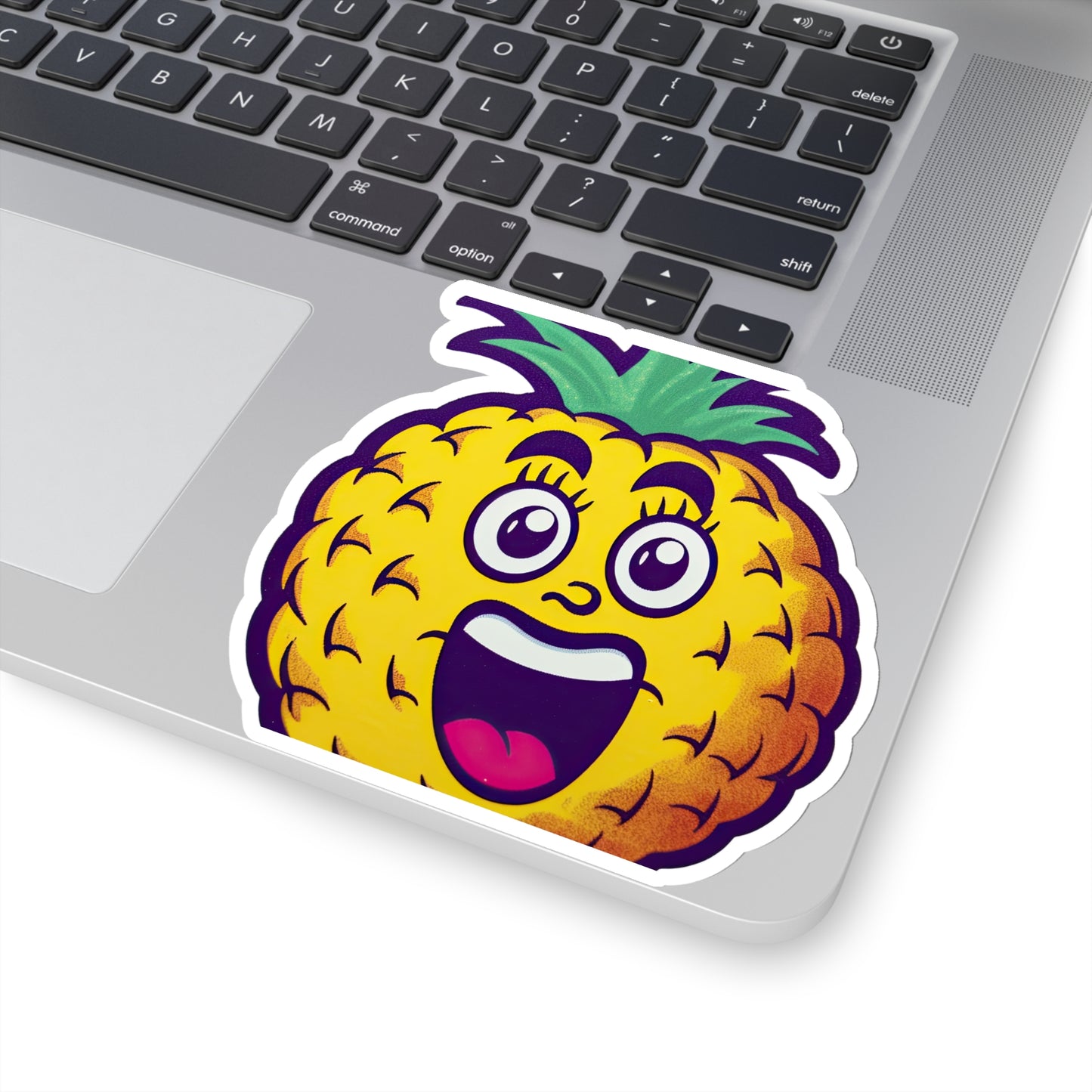 Pineapple Paradise: Vintage Pop Art Cartoon Sticker