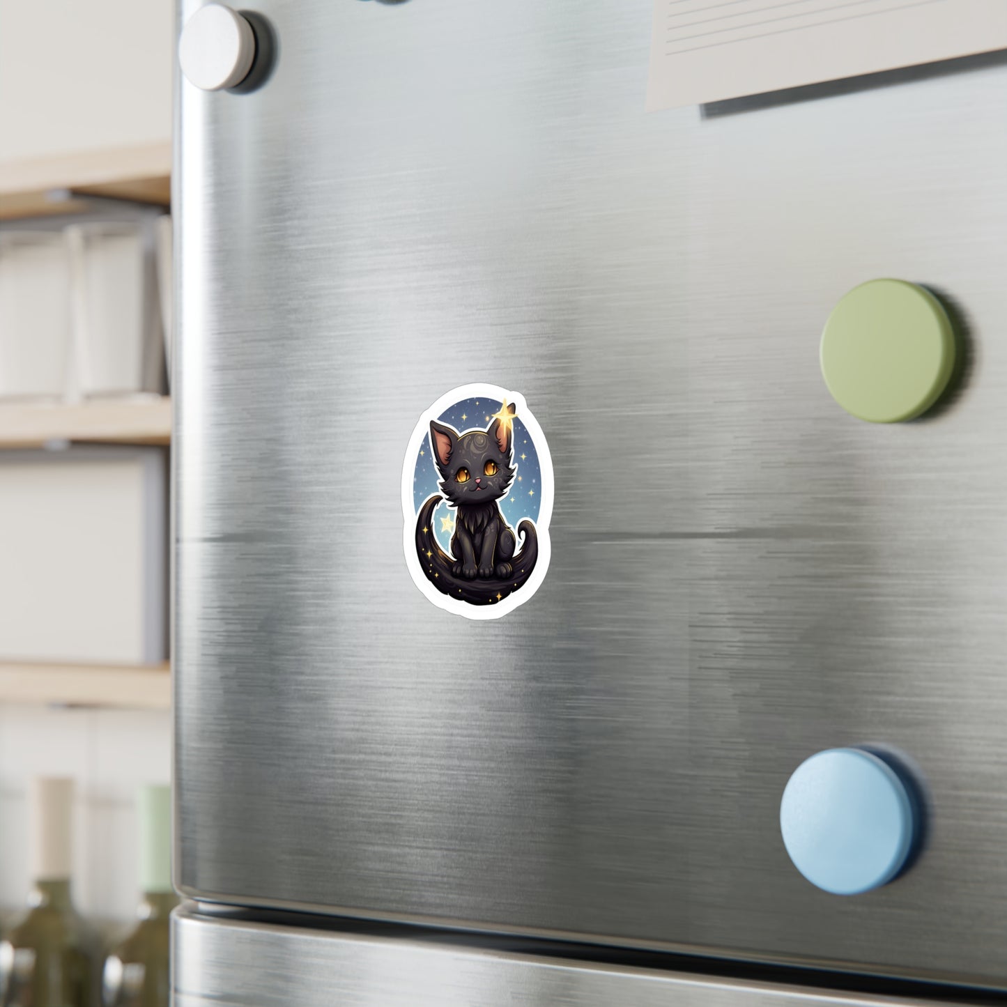 Majestic Lunar Kitty Sticker