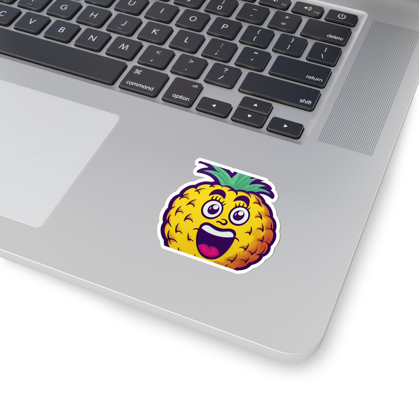 Pineapple Paradise: Vintage Pop Art Cartoon Sticker