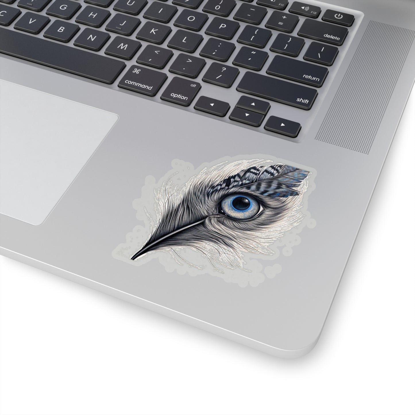 Feline Feathers: Meow-gnificent Sticker