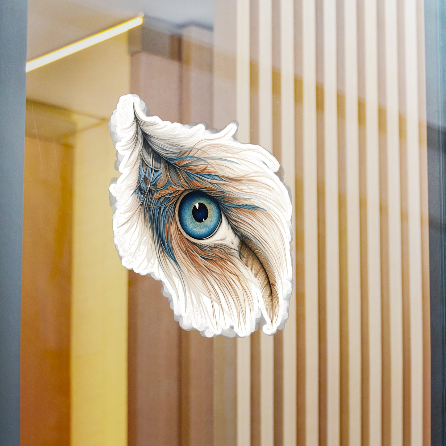 Feline Feather Frenzy - Sticker
