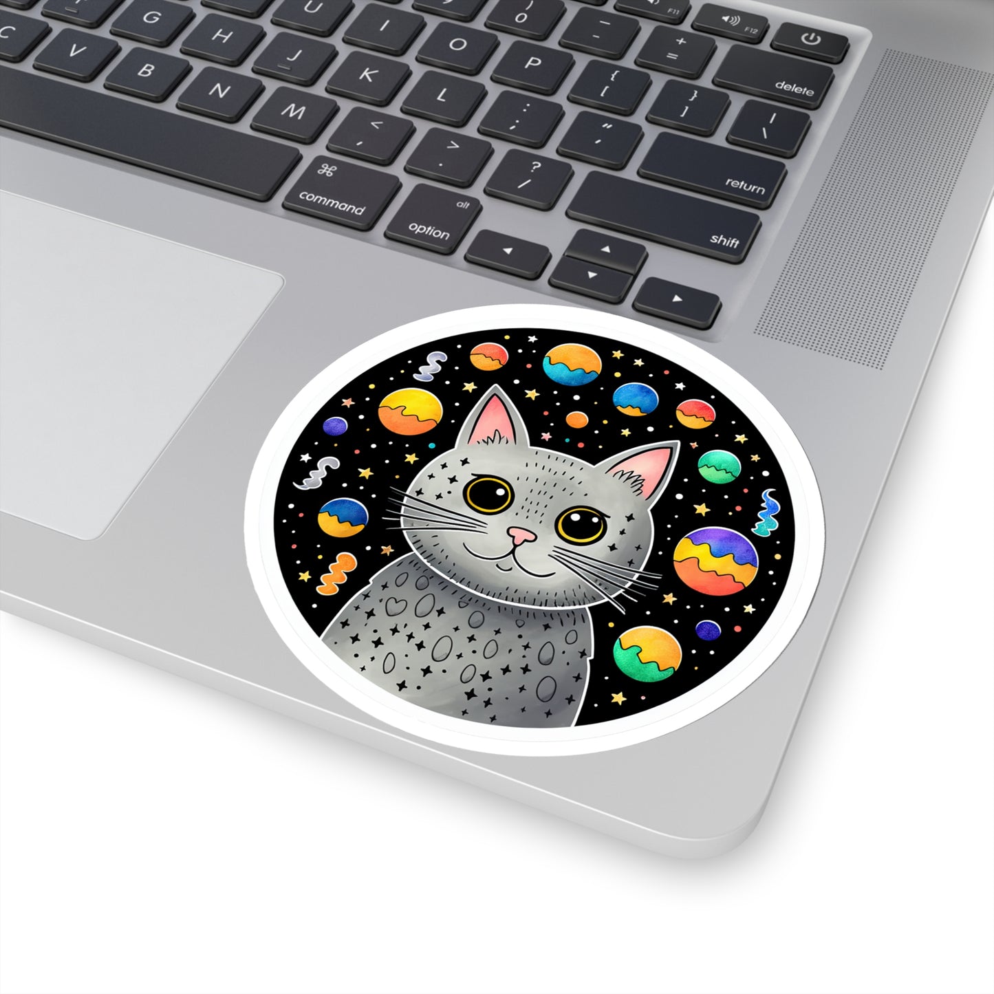 Lunar Kitty's Cosmic Adventure Sticker