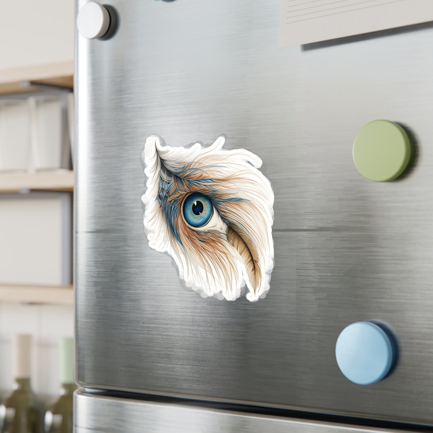 Feline Feather Frenzy - Sticker