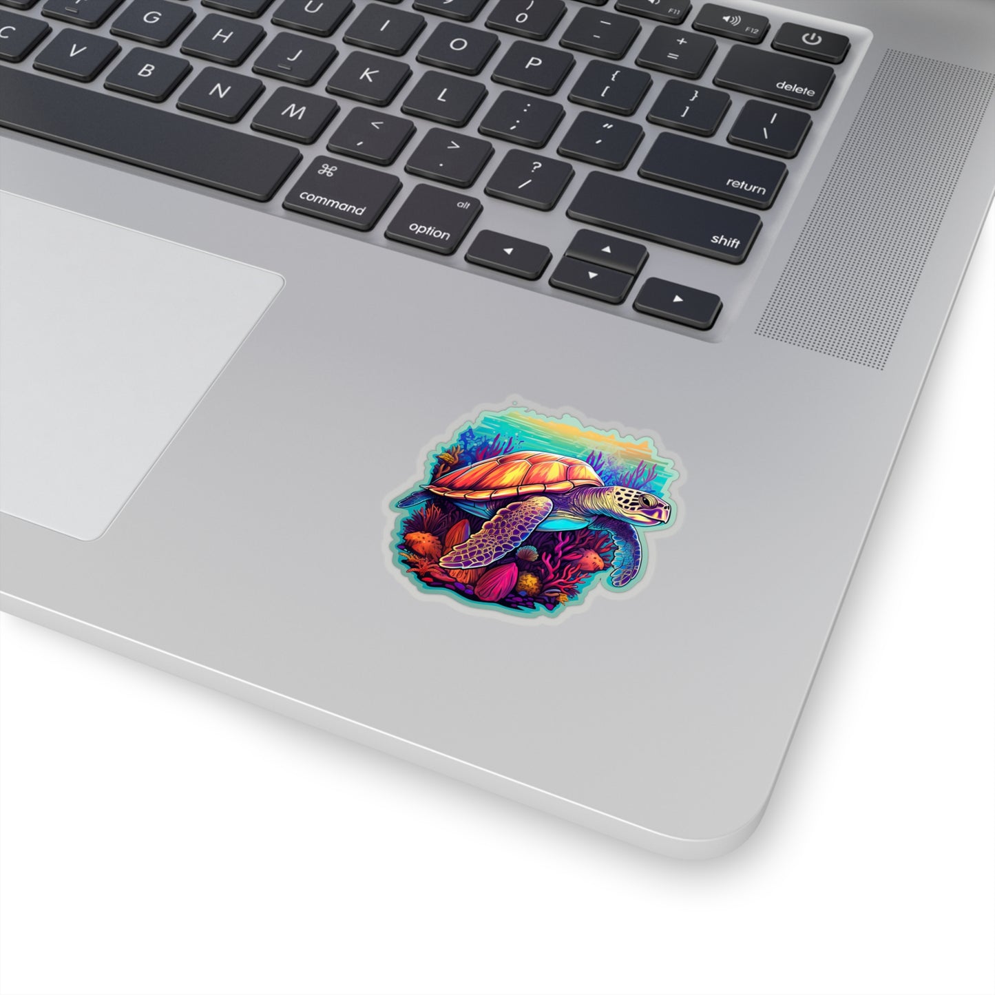 Hawksbill Haven: Coral Reef Anime Sticker