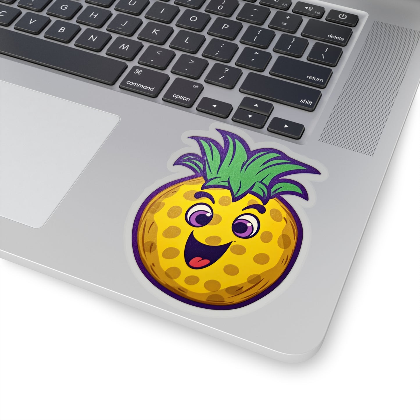 Retro Pineapple Pop: Funky Sticker