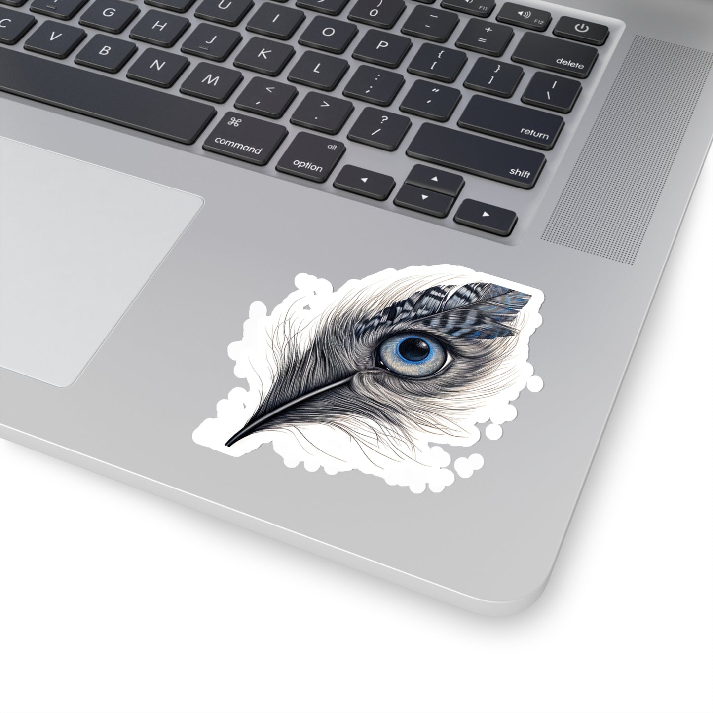 Feline Feathers: Meow-gnificent Sticker