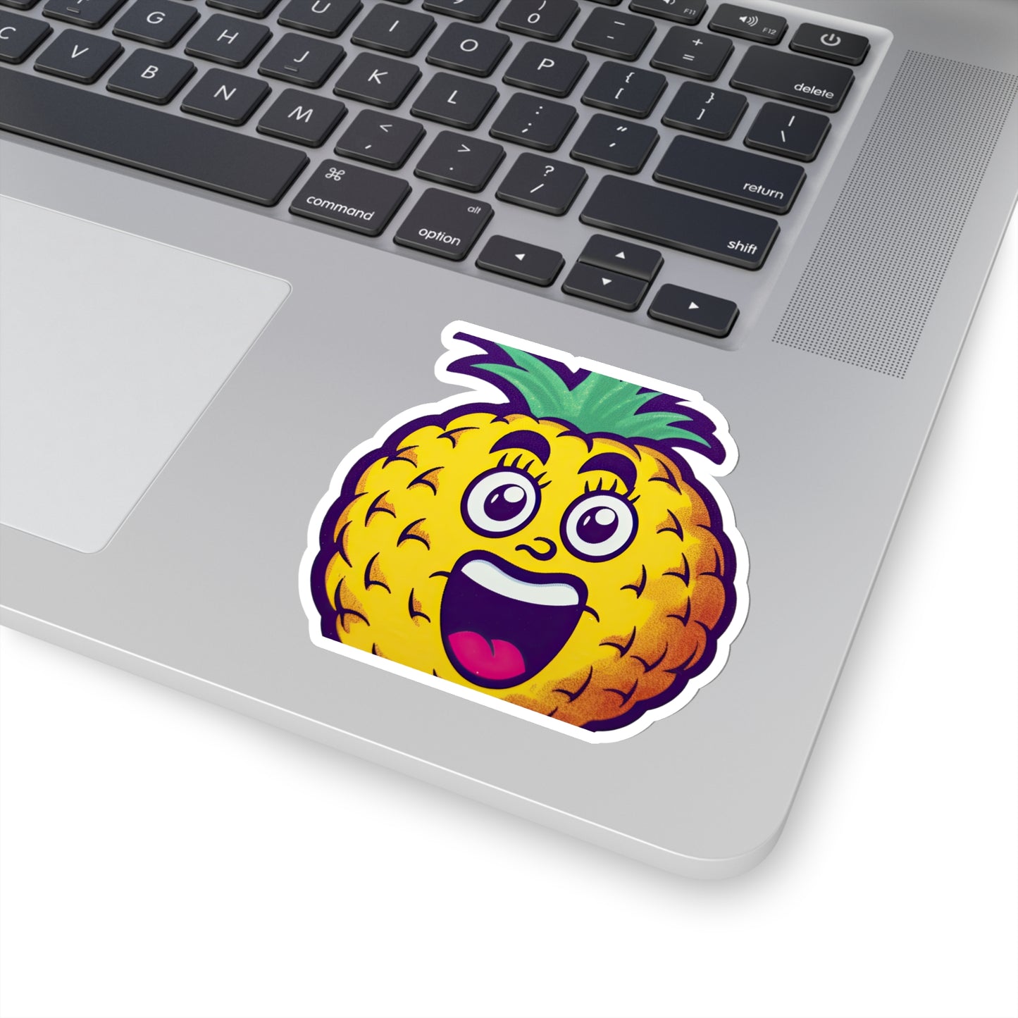 Pineapple Paradise: Vintage Pop Art Cartoon Sticker