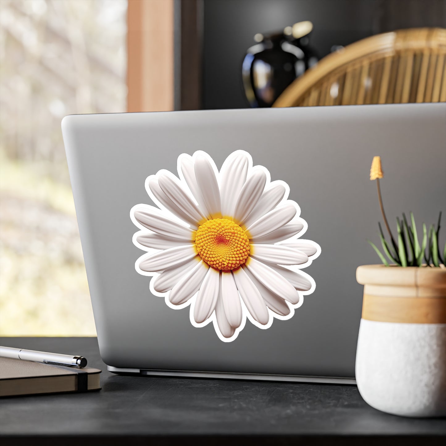 Life-like Daisy Blossom Sticker
