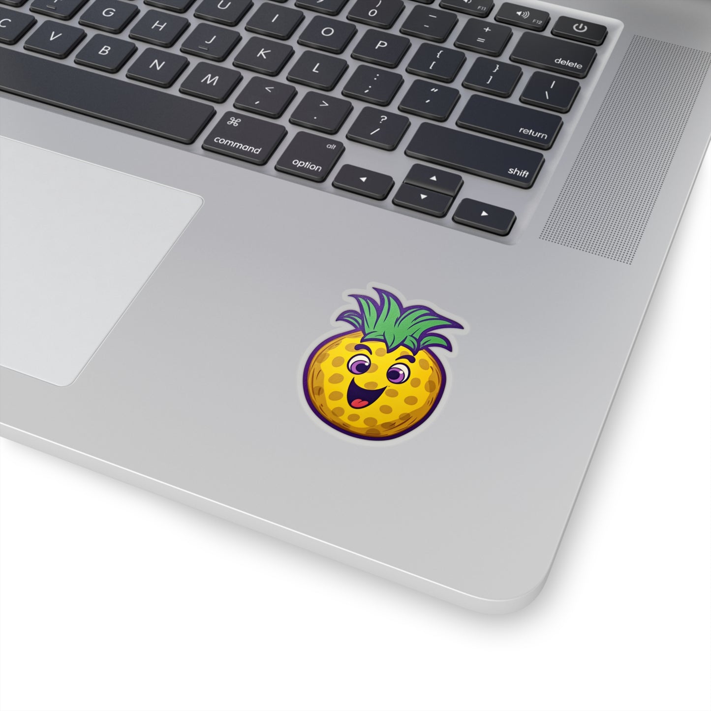 Retro Pineapple Pop: Funky Sticker