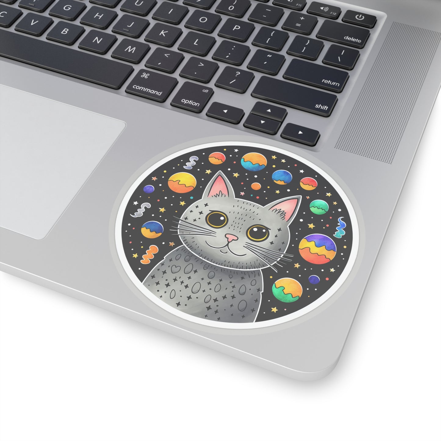 Lunar Kitty's Cosmic Adventure Sticker