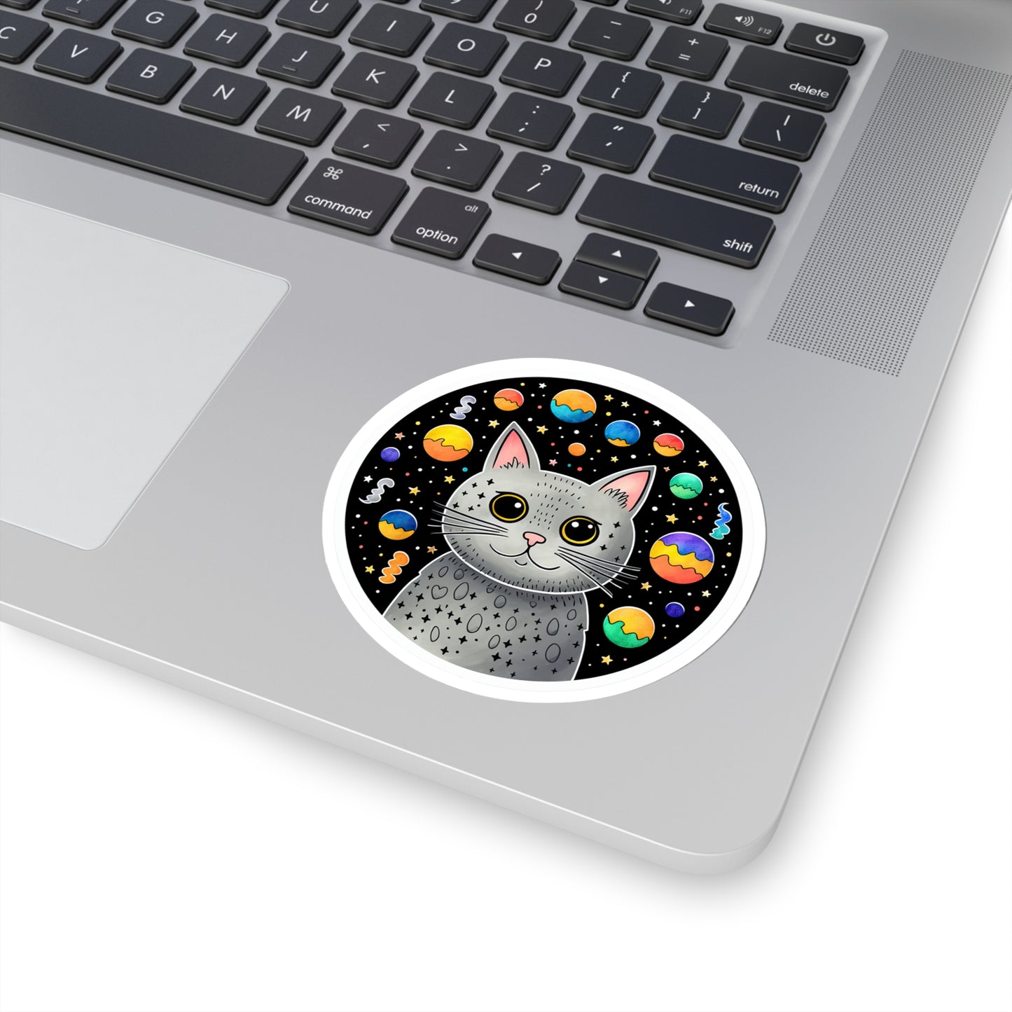 Lunar Kitty's Cosmic Adventure Sticker