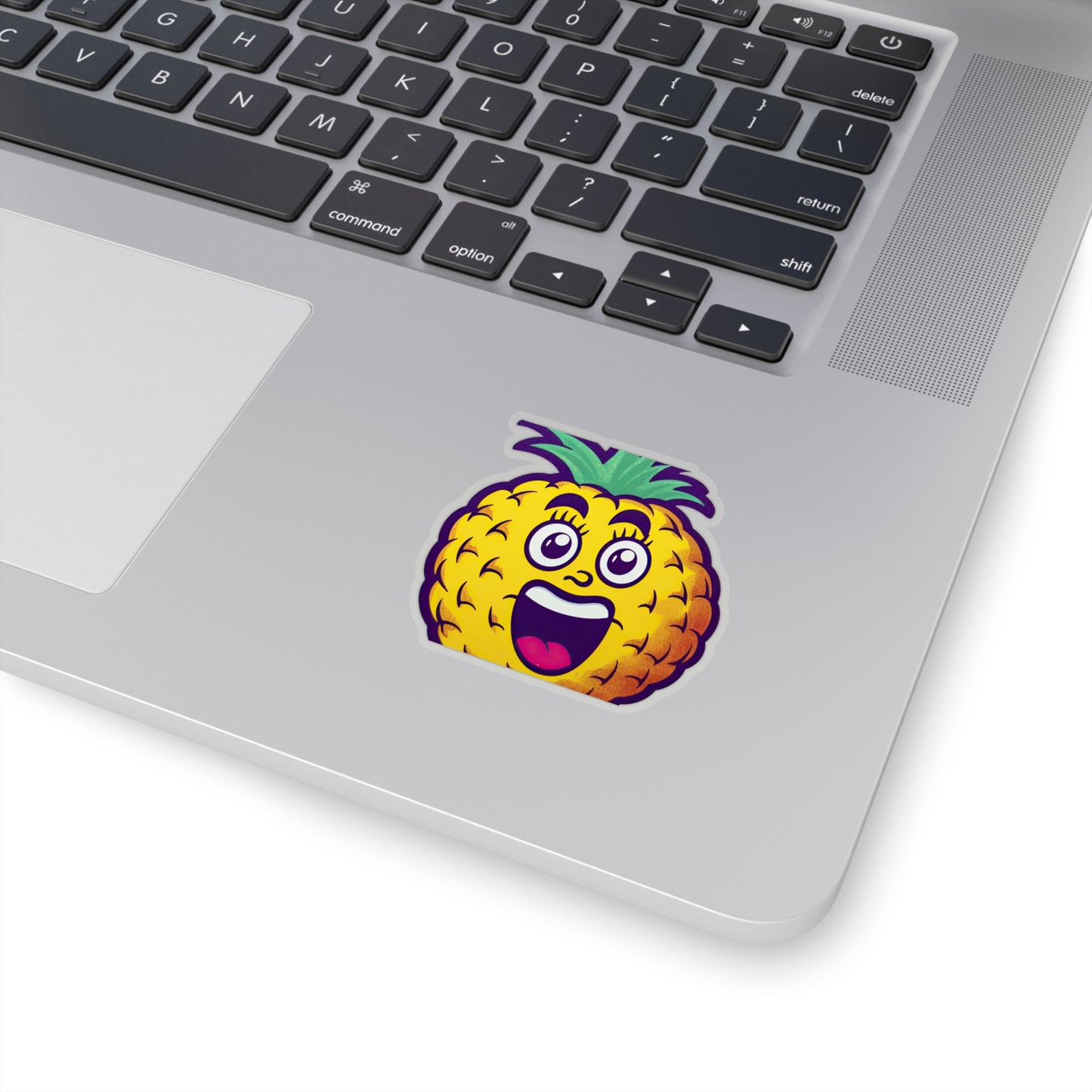 Pineapple Paradise: Vintage Pop Art Cartoon Sticker