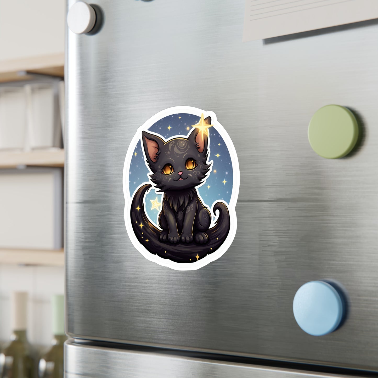Majestic Lunar Kitty Sticker