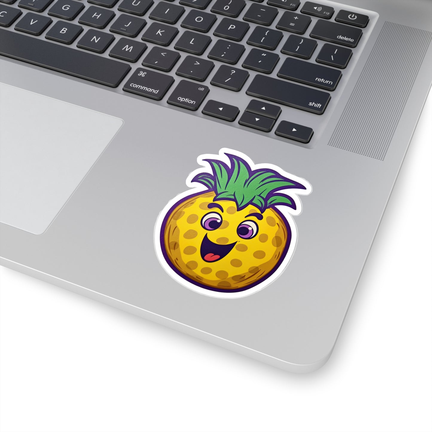 Retro Pineapple Pop: Funky Sticker
