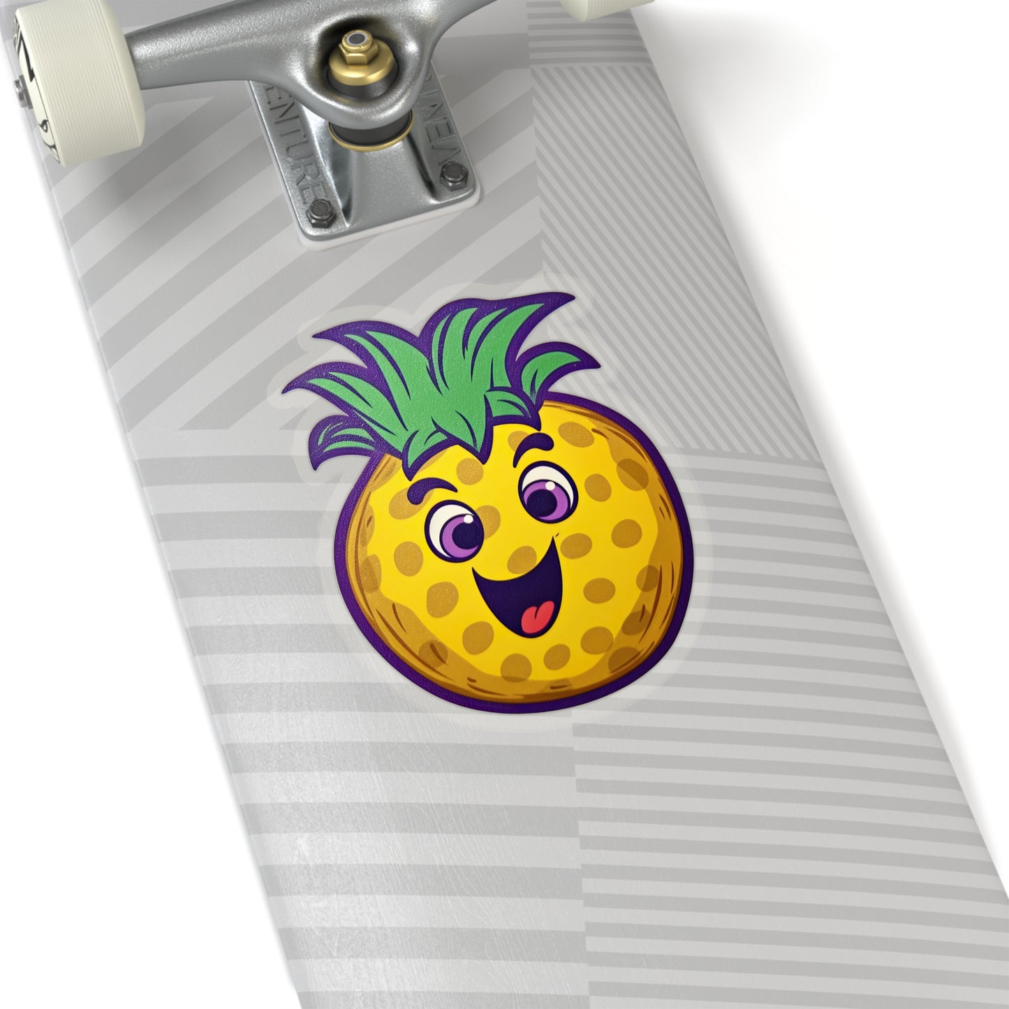 Retro Pineapple Pop: Funky Sticker