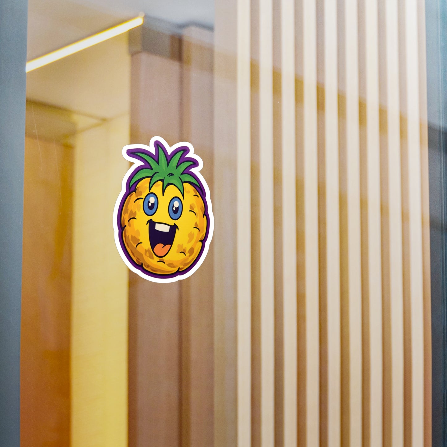 Pineapple Paradise: Vintage Pop Art Sticker