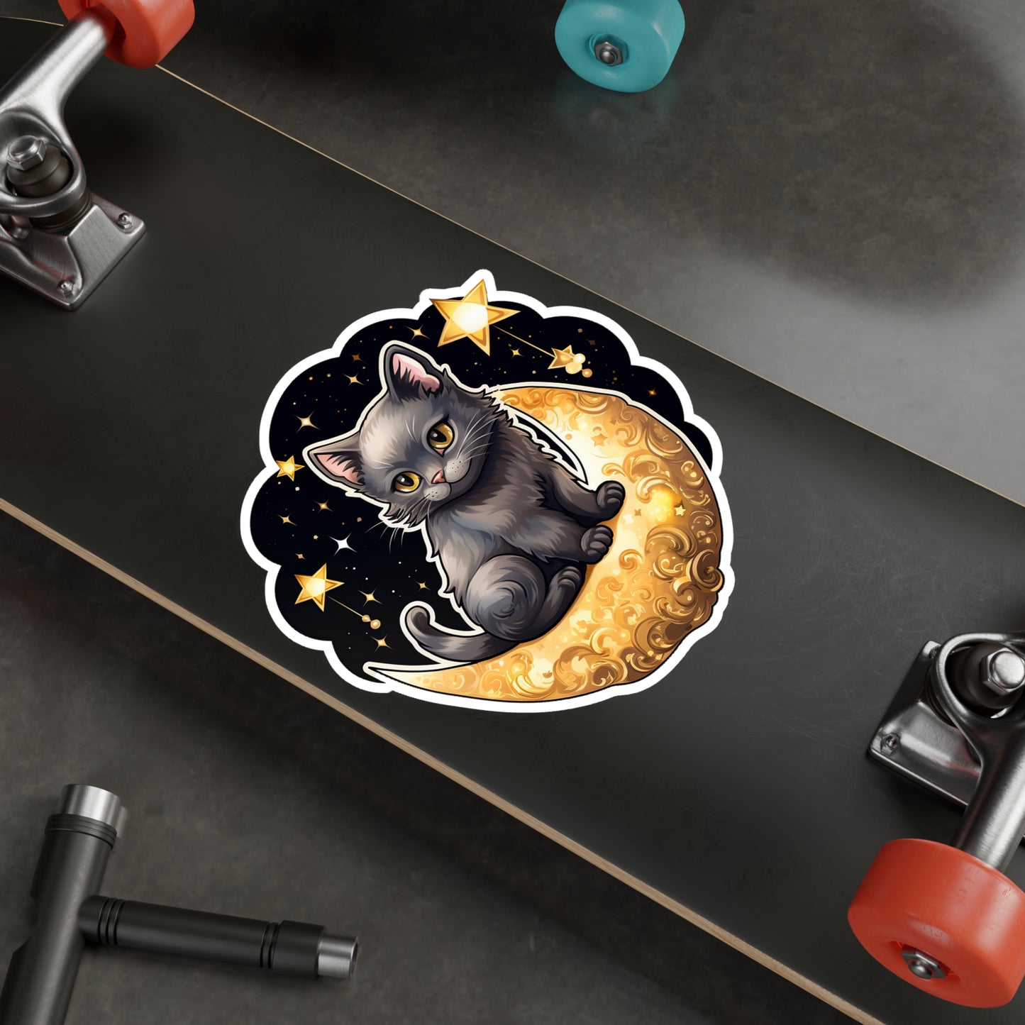 Lunar Kitty Serenade Sticker