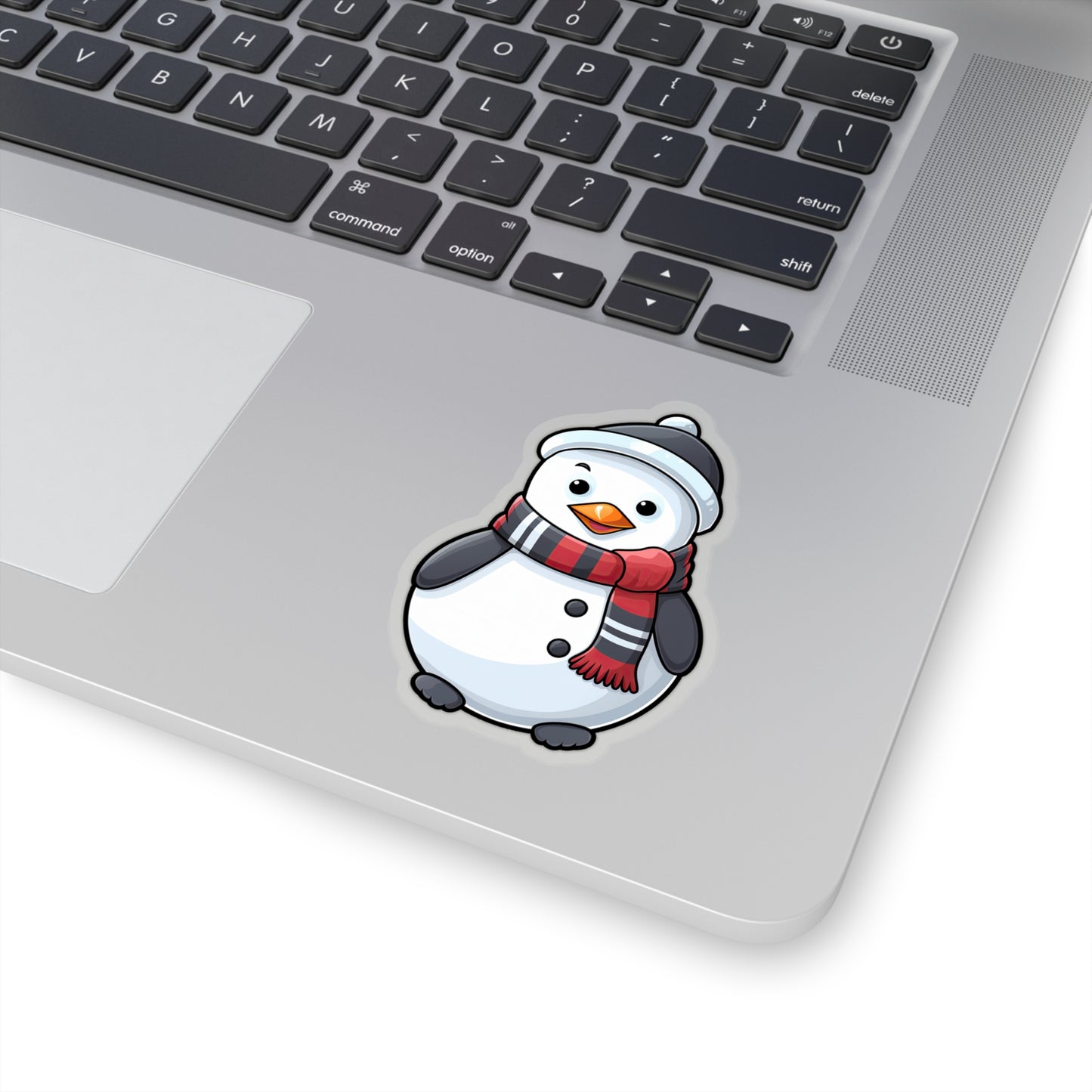 Frosty Fun in Monochrome Sticker