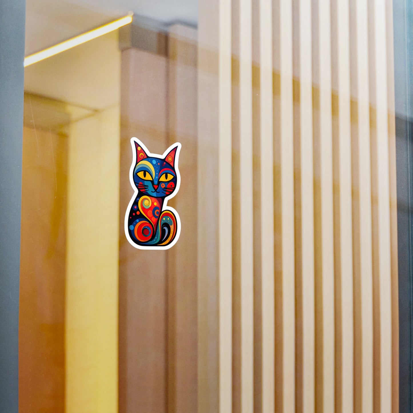 Purr-fectly Adorable Cat Sticker