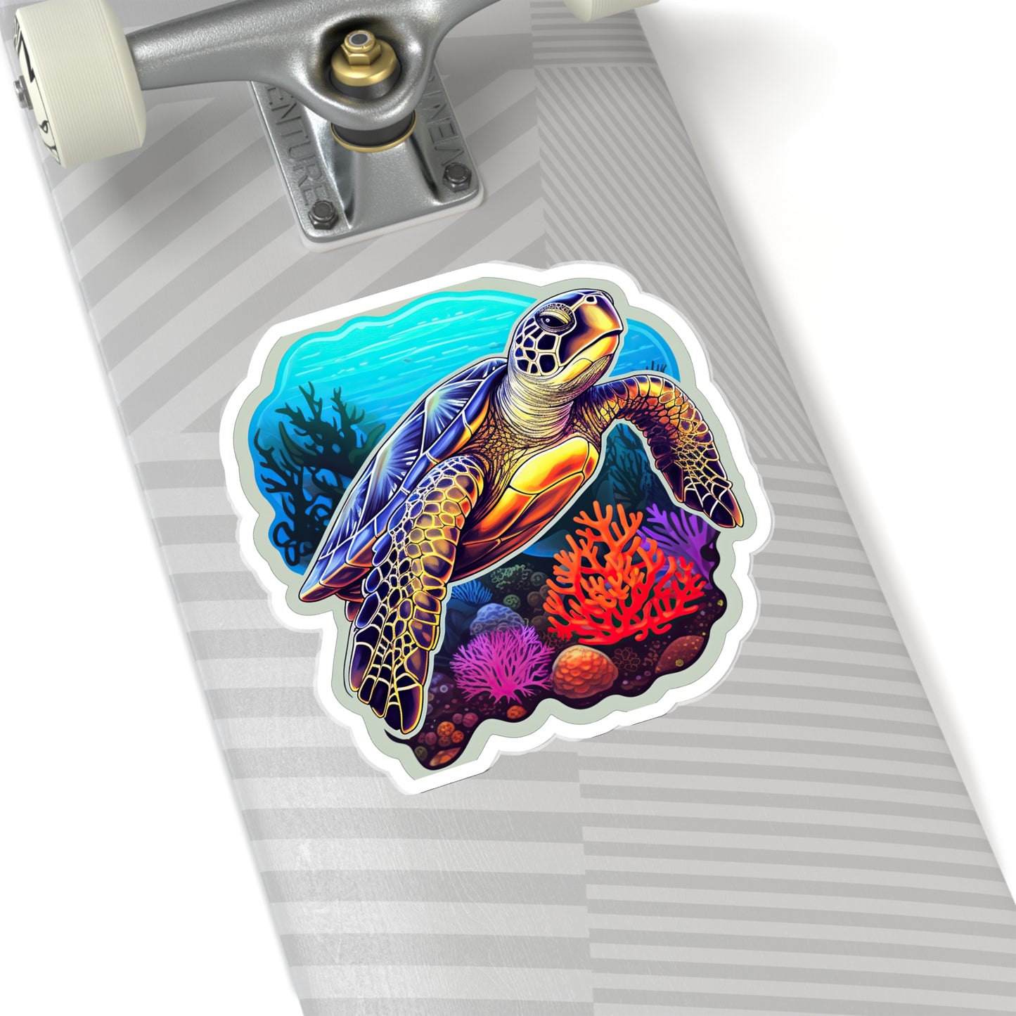 Reef Rhapsody: Hawksbill Turtle Sticker