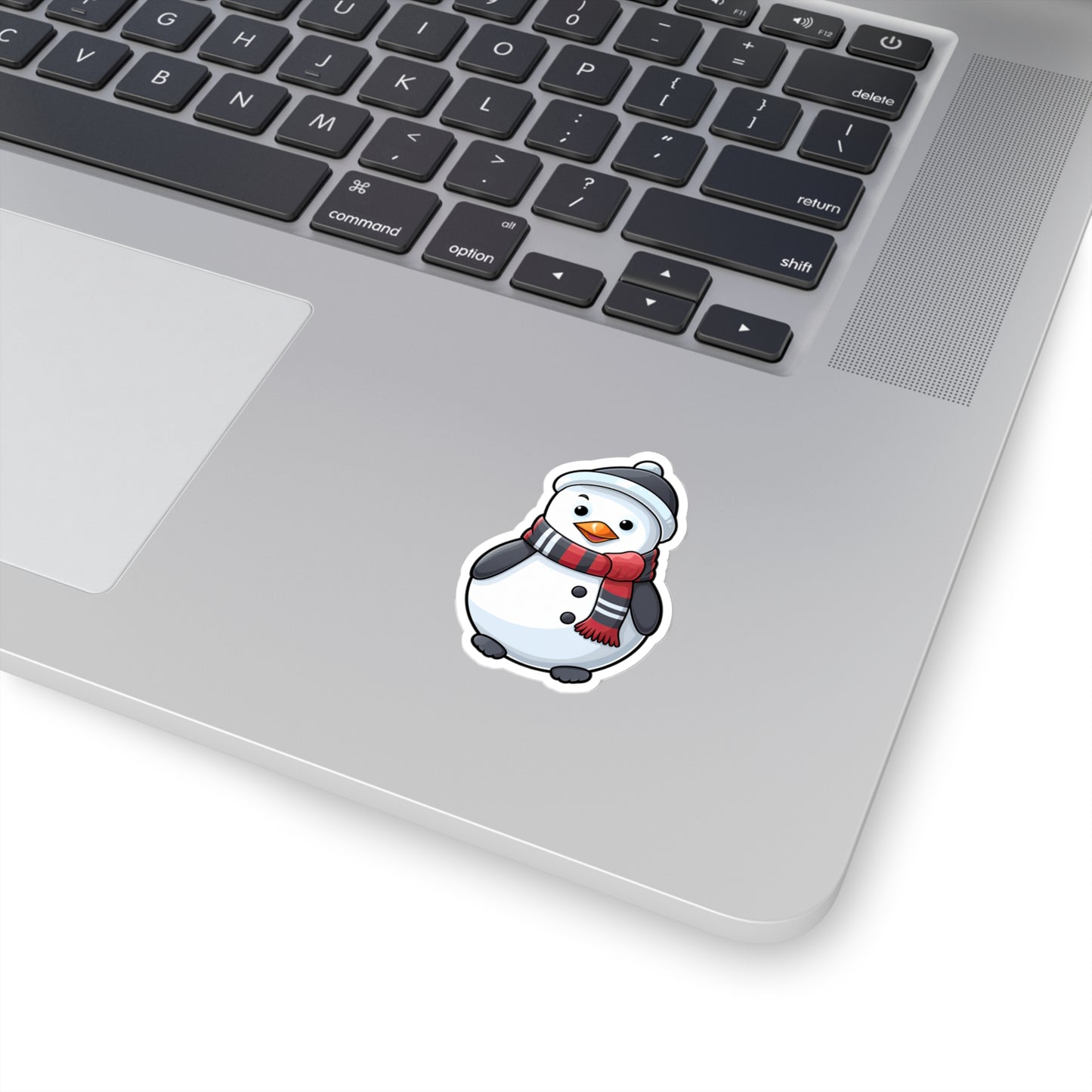 Frosty Fun in Monochrome Sticker