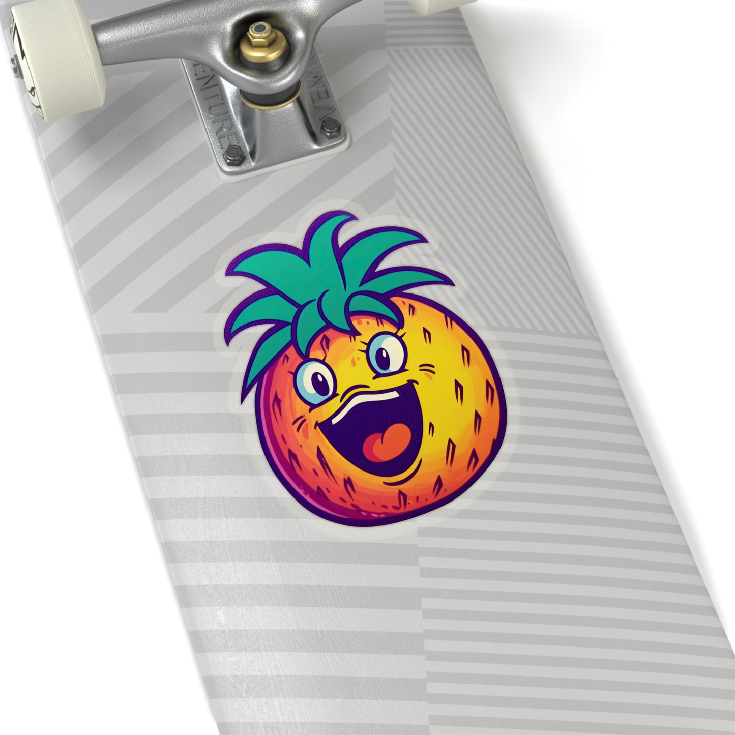 Retro Pineapple Whimsy Sticker