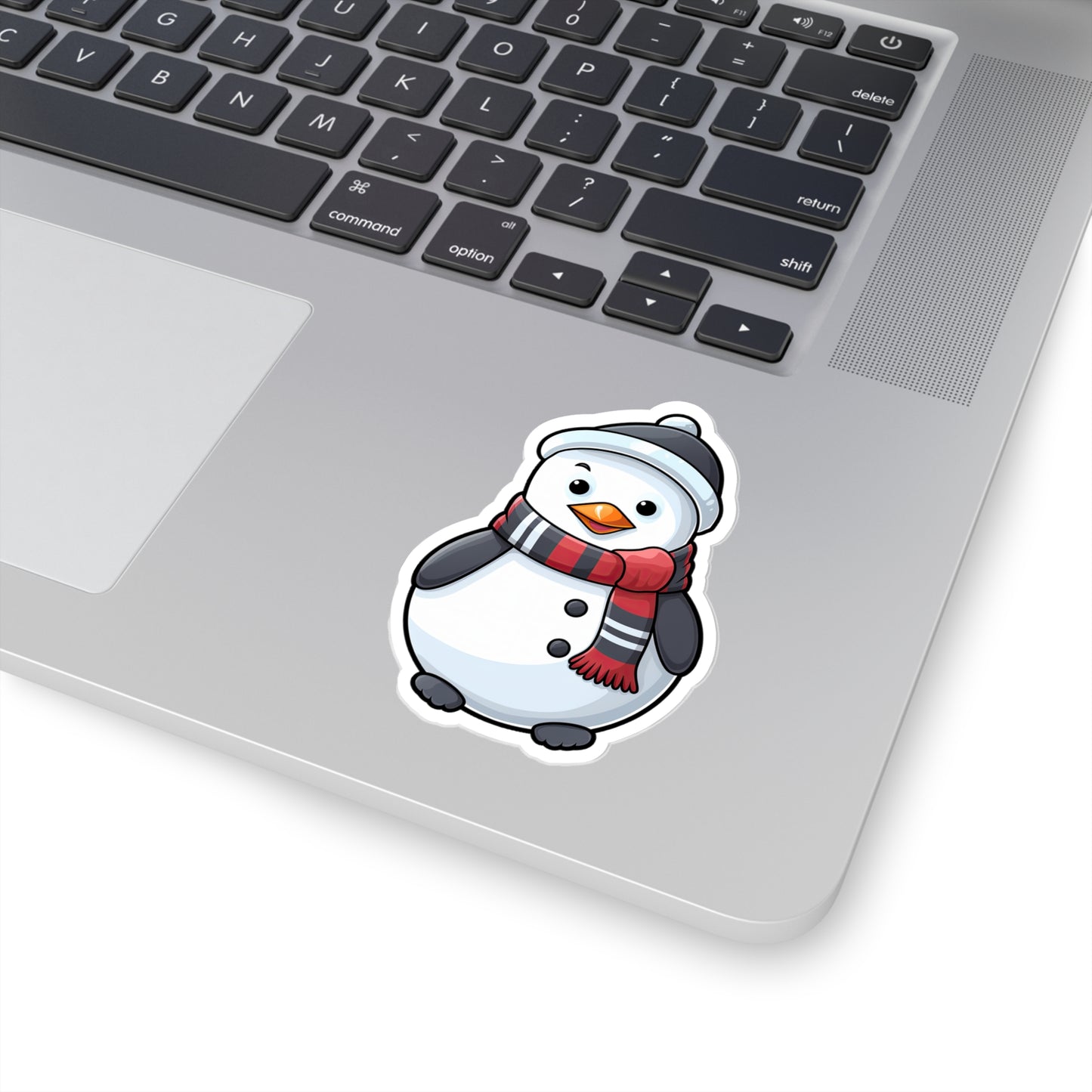 Frosty Fun in Monochrome Sticker