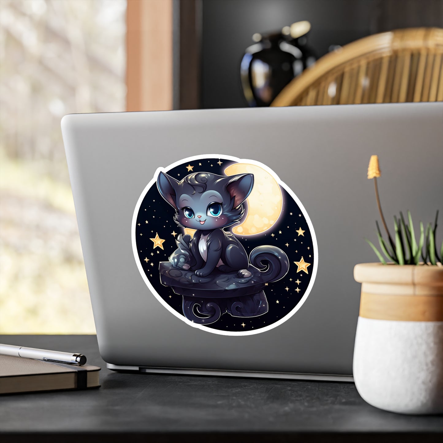 Lunar Kitty: Moonlit Magic Sticker