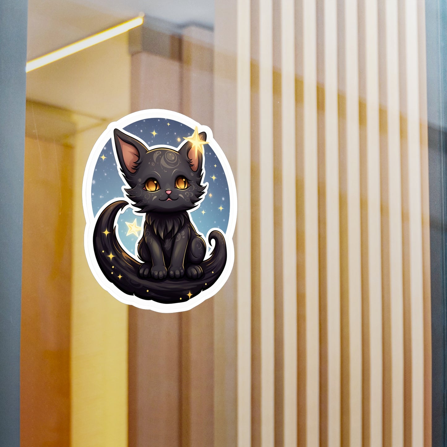 Cosmic Kitty: Celestial Charm Sticker