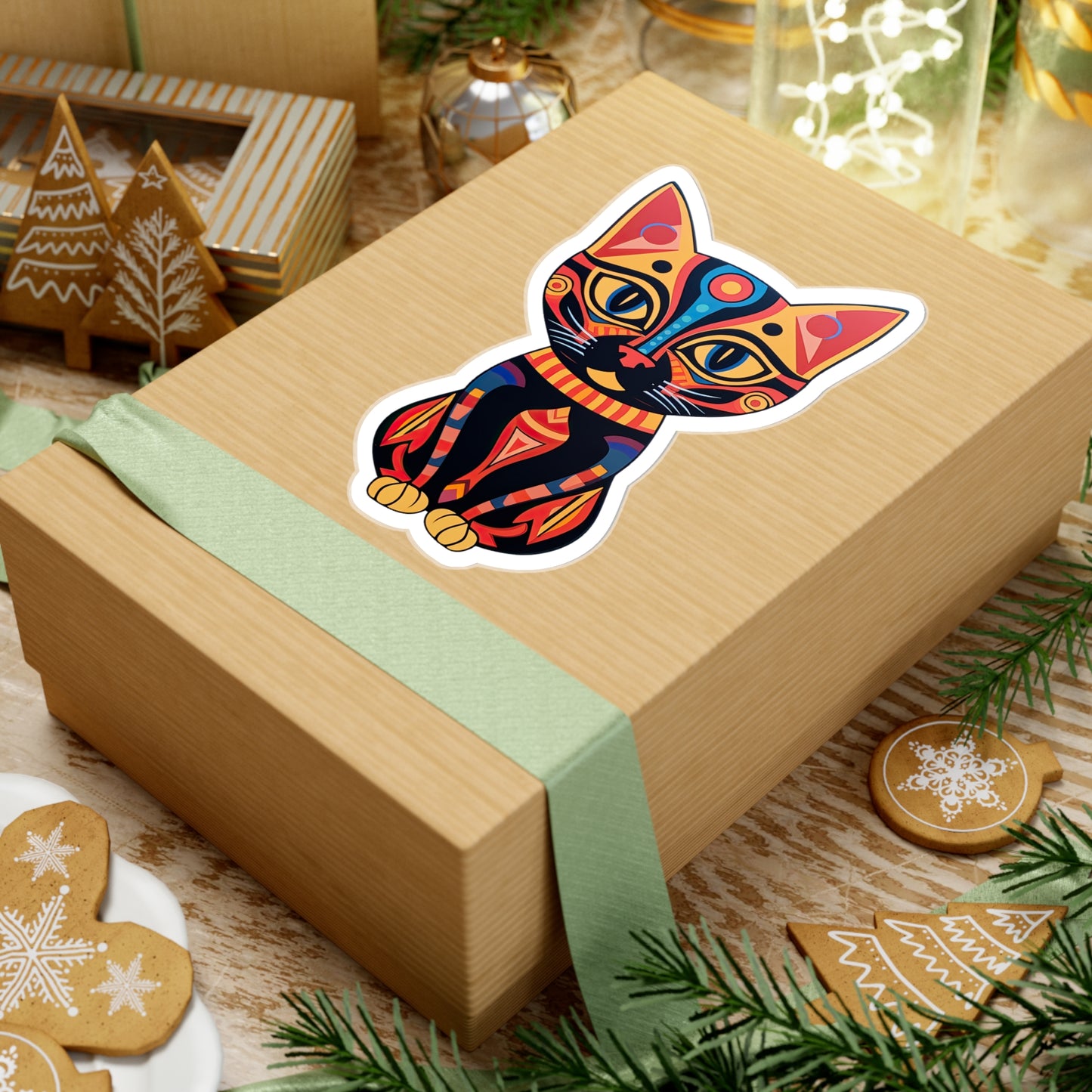 Egyptian Enchanting Cat Sticker