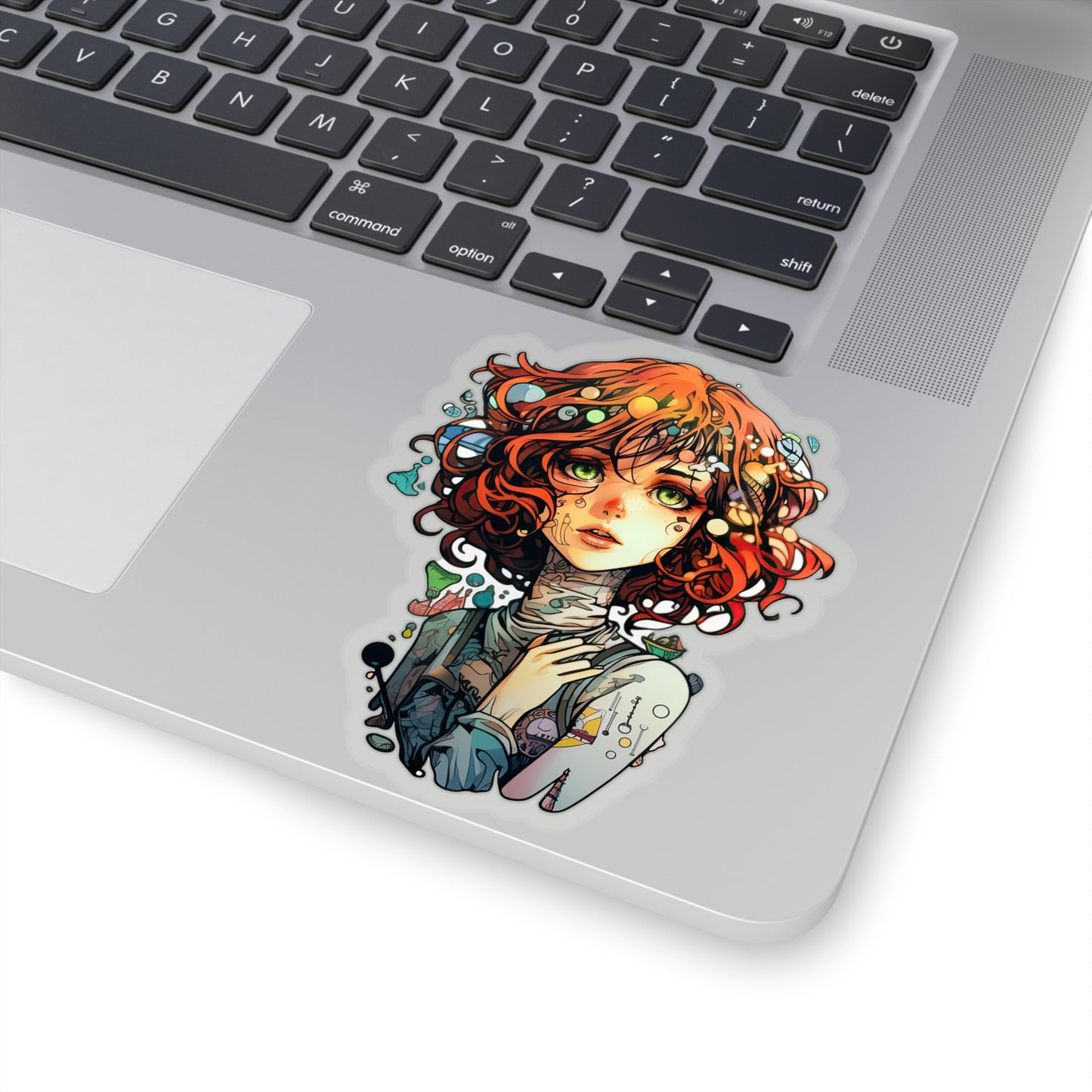 Vibrant Manga Hero Sticker