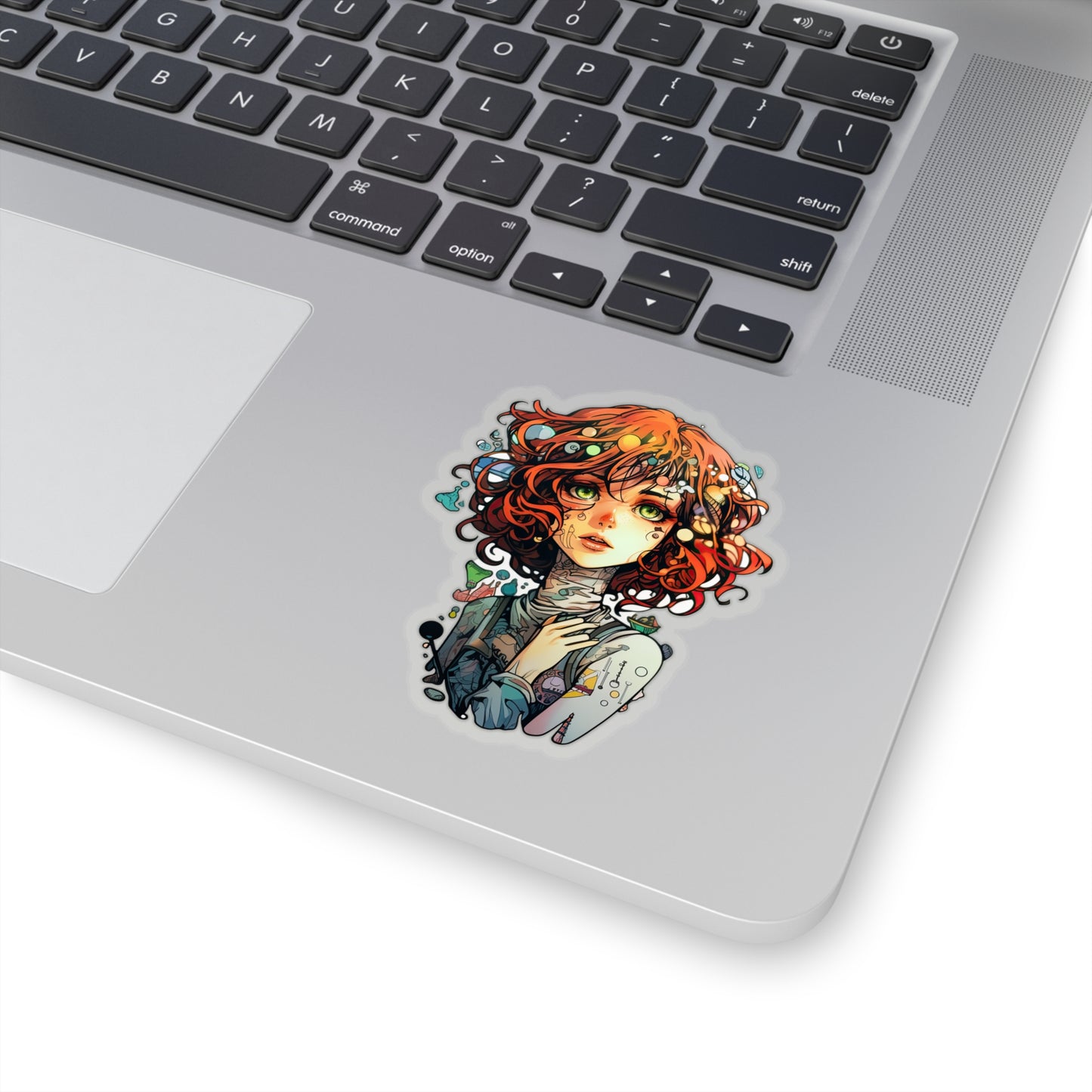 Vibrant Manga Hero Sticker