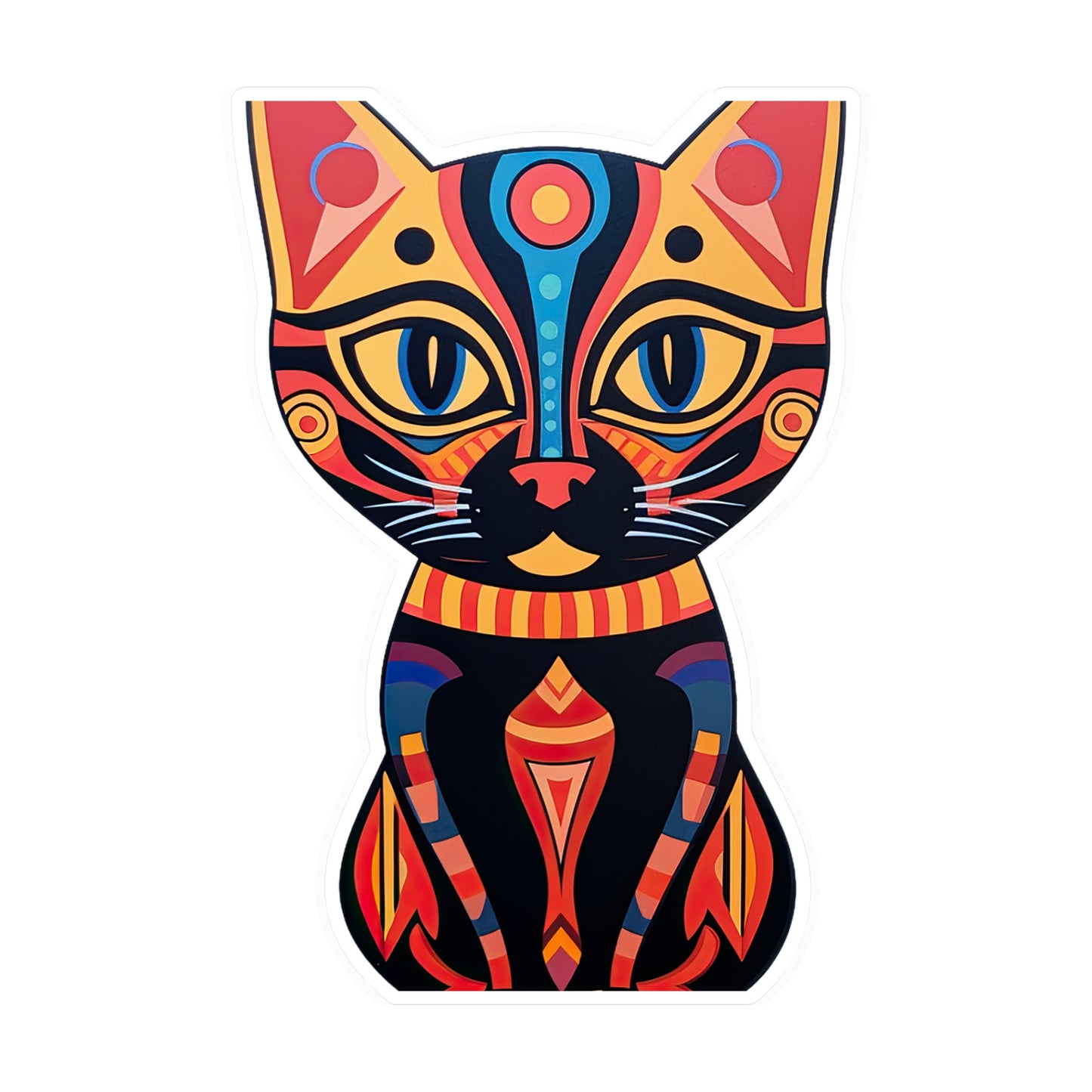 Egyptian Enchanting Cat Sticker