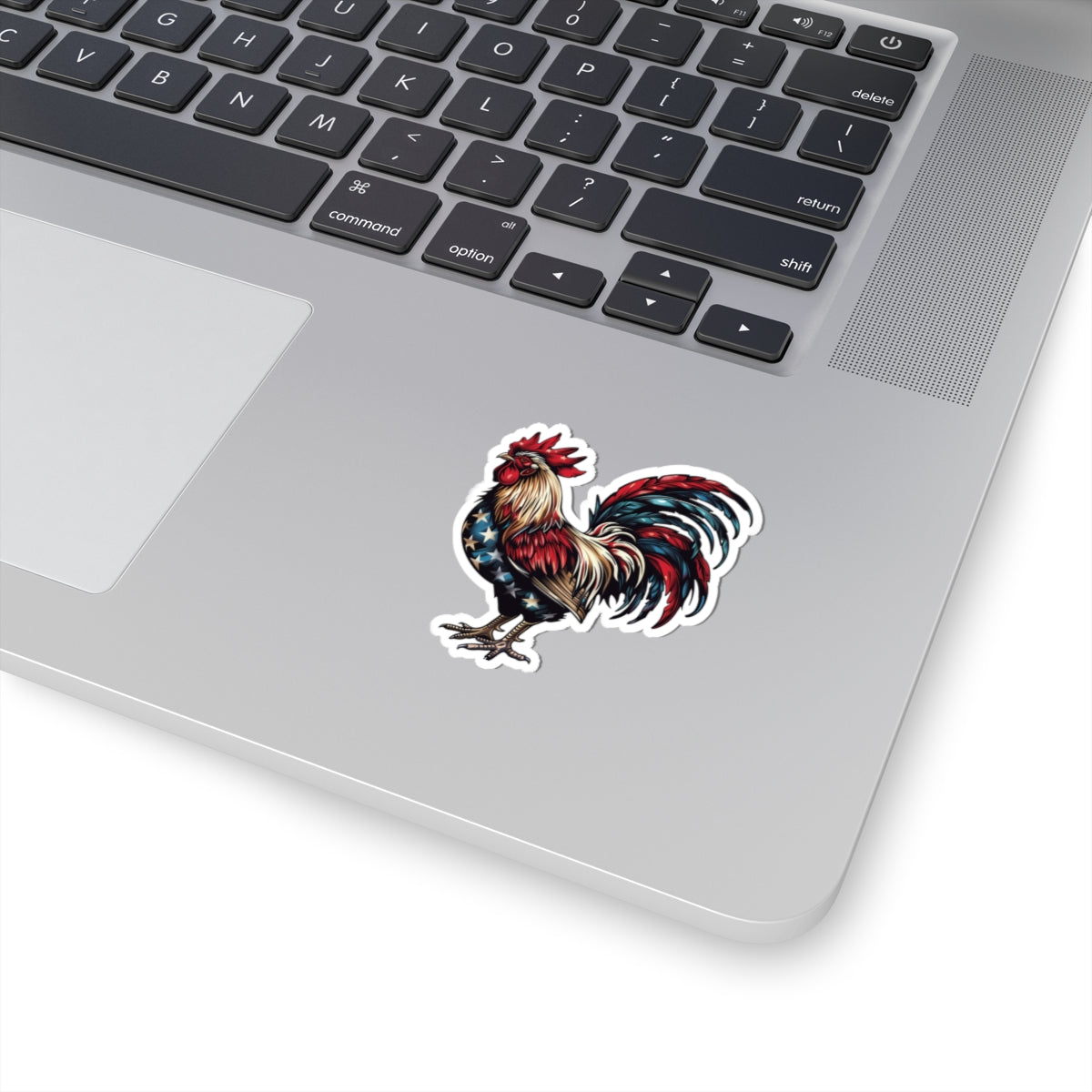 Patriotic Rooster Sticker - American Pride Collection