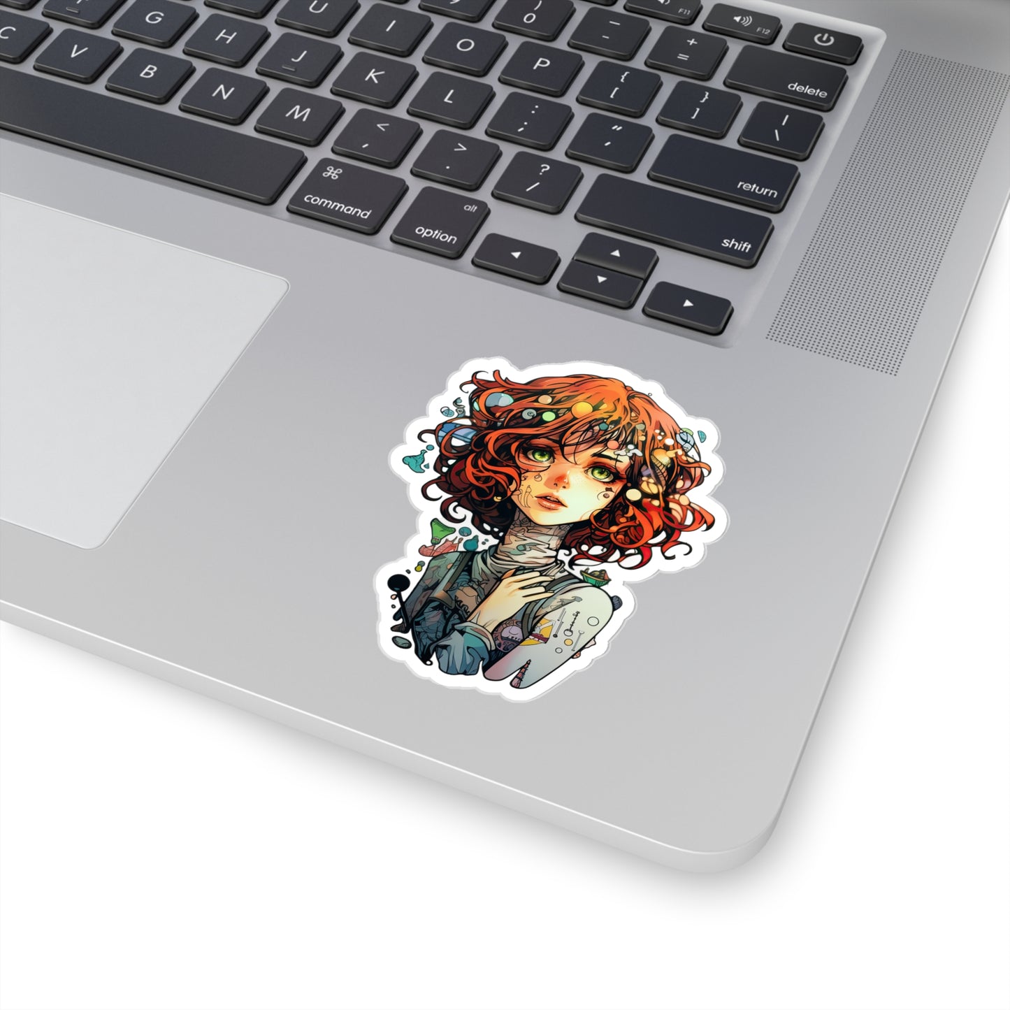 Vibrant Manga Hero Sticker