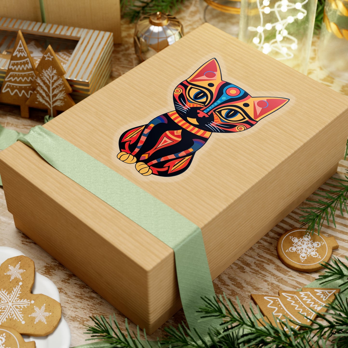 Egyptian Enchanting Cat Sticker