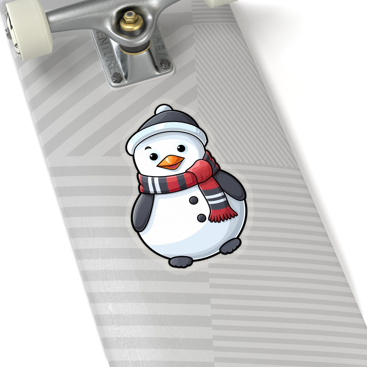 Frosty Fun in Monochrome Sticker