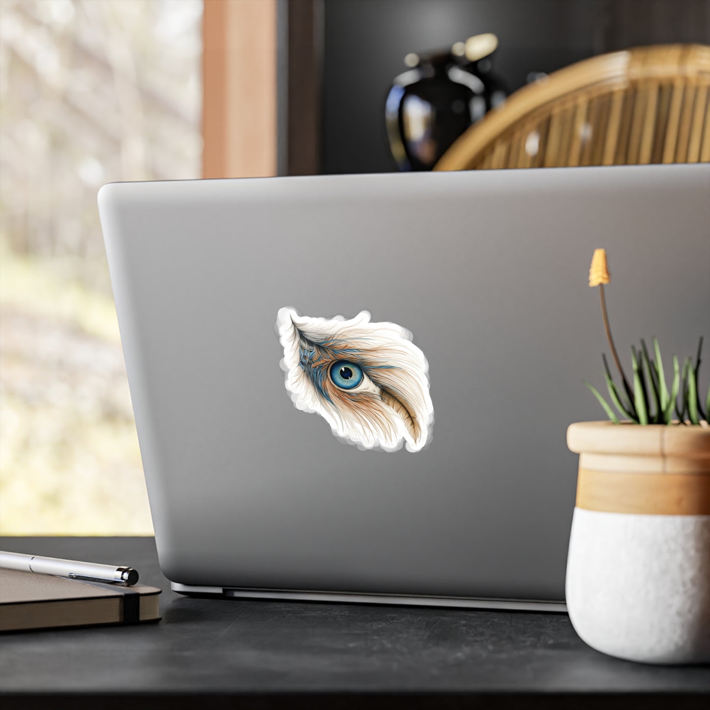 Feline Feather Frenzy - Sticker