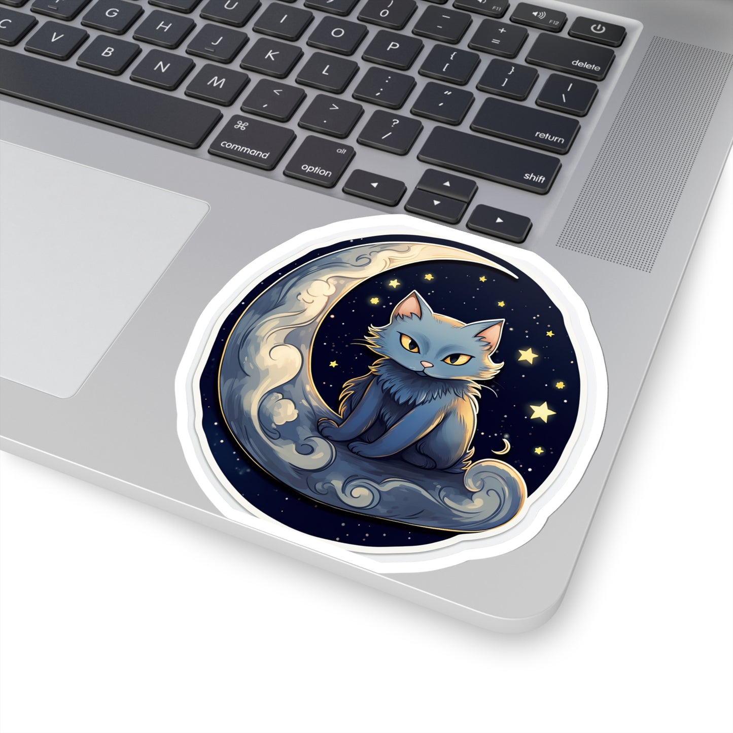 Whiskers in the Night Sticker