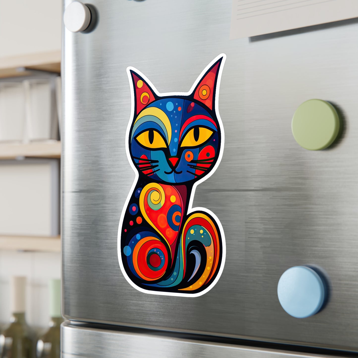 Purr-fectly Adorable Cat Sticker