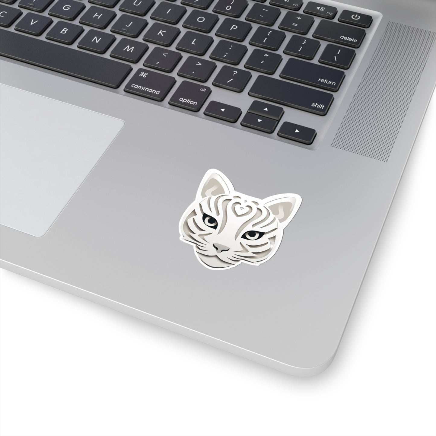 Purrfectly Adorable Cat Face Sticker