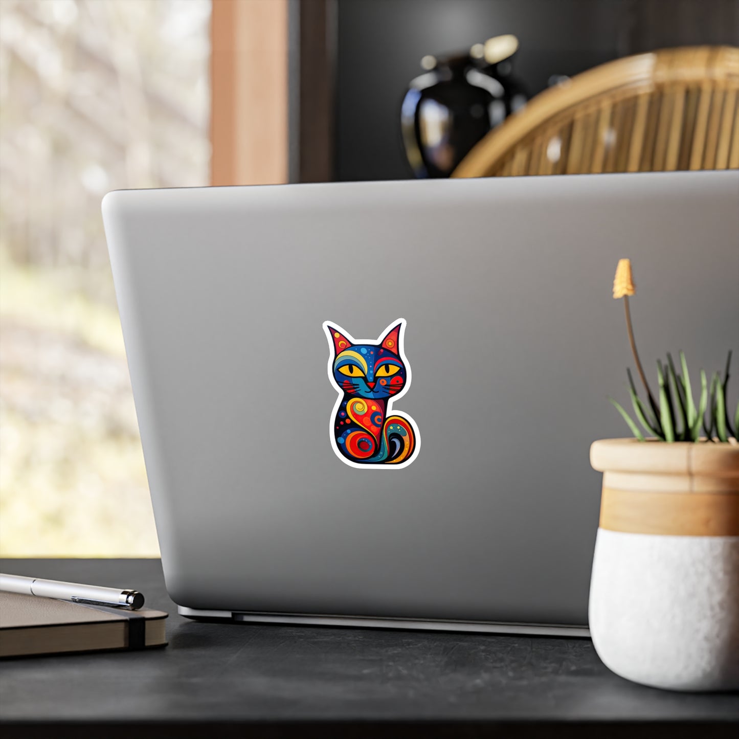 Purr-fectly Adorable Cat Sticker