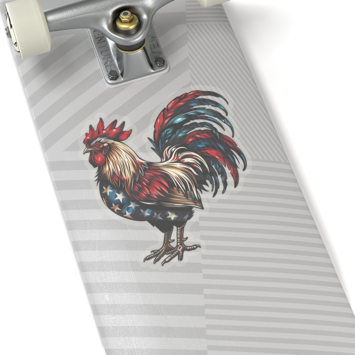 Patriotic Rooster Sticker - American Pride Collection