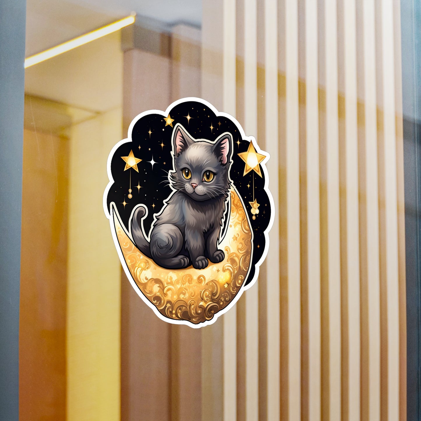 Lunar Kitty Serenade Sticker