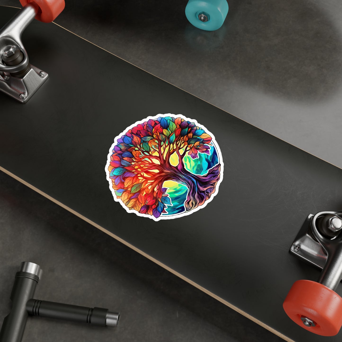 Surreal Tree of Life Sticker