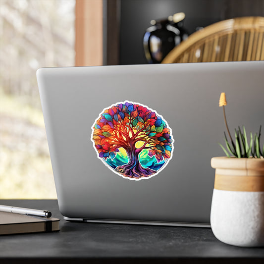 Surreal Tree of Life Sticker