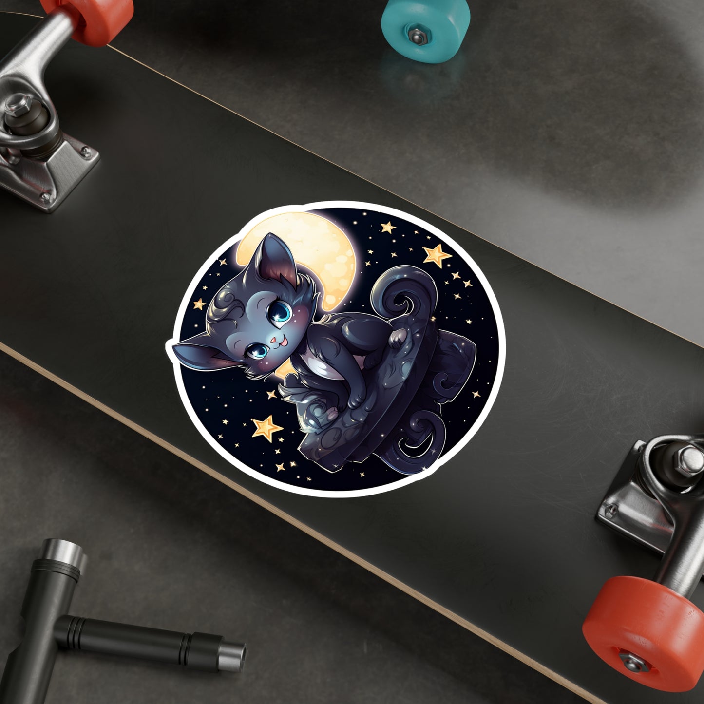 Lunar Kitty: Moonlit Magic Sticker