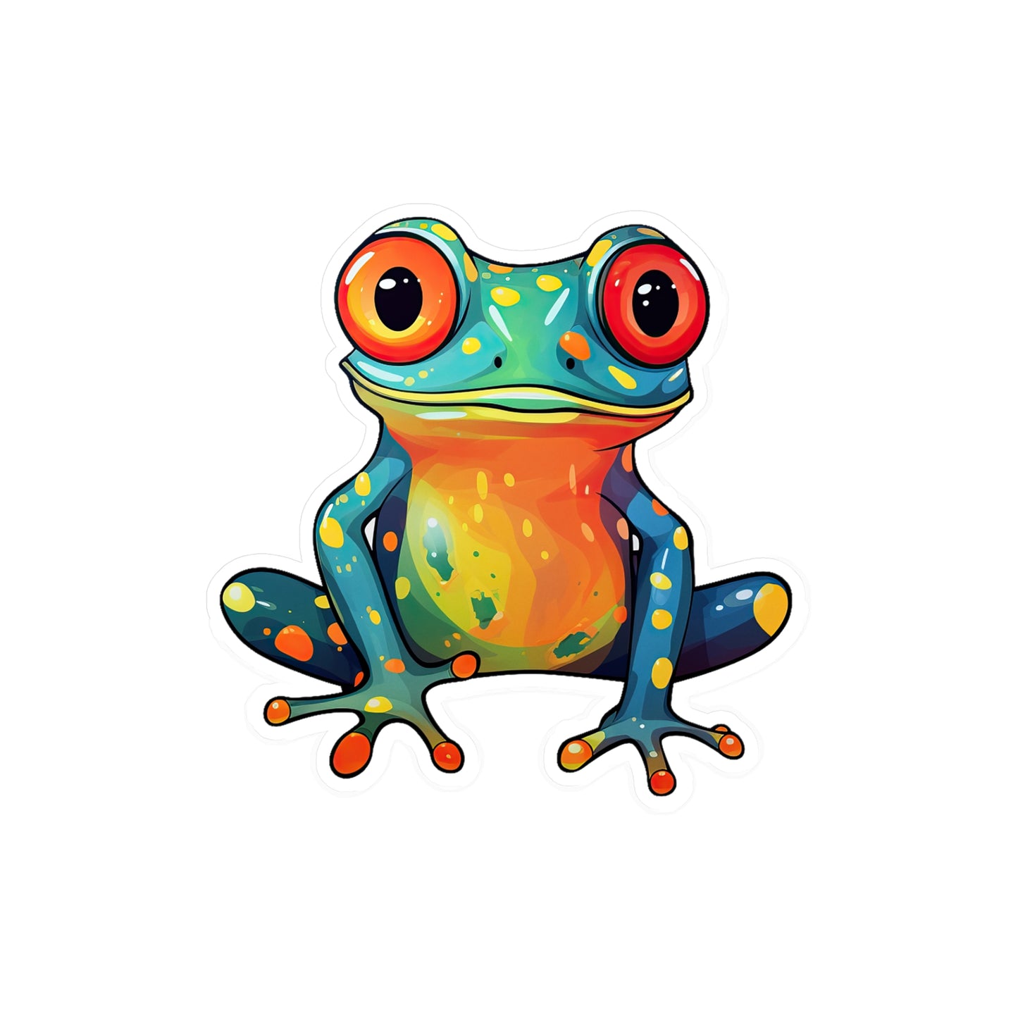 Froggy Fun Sticker