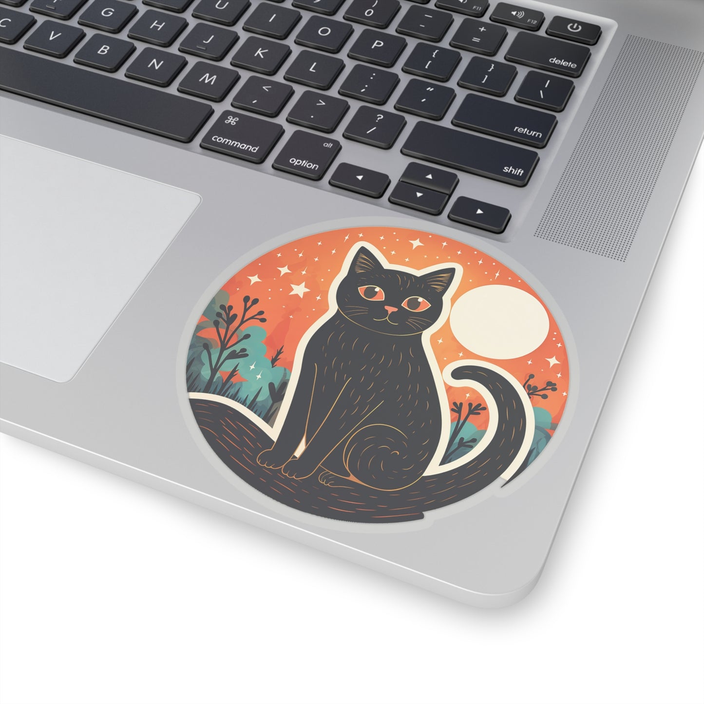 Moonlit Meow Sticker