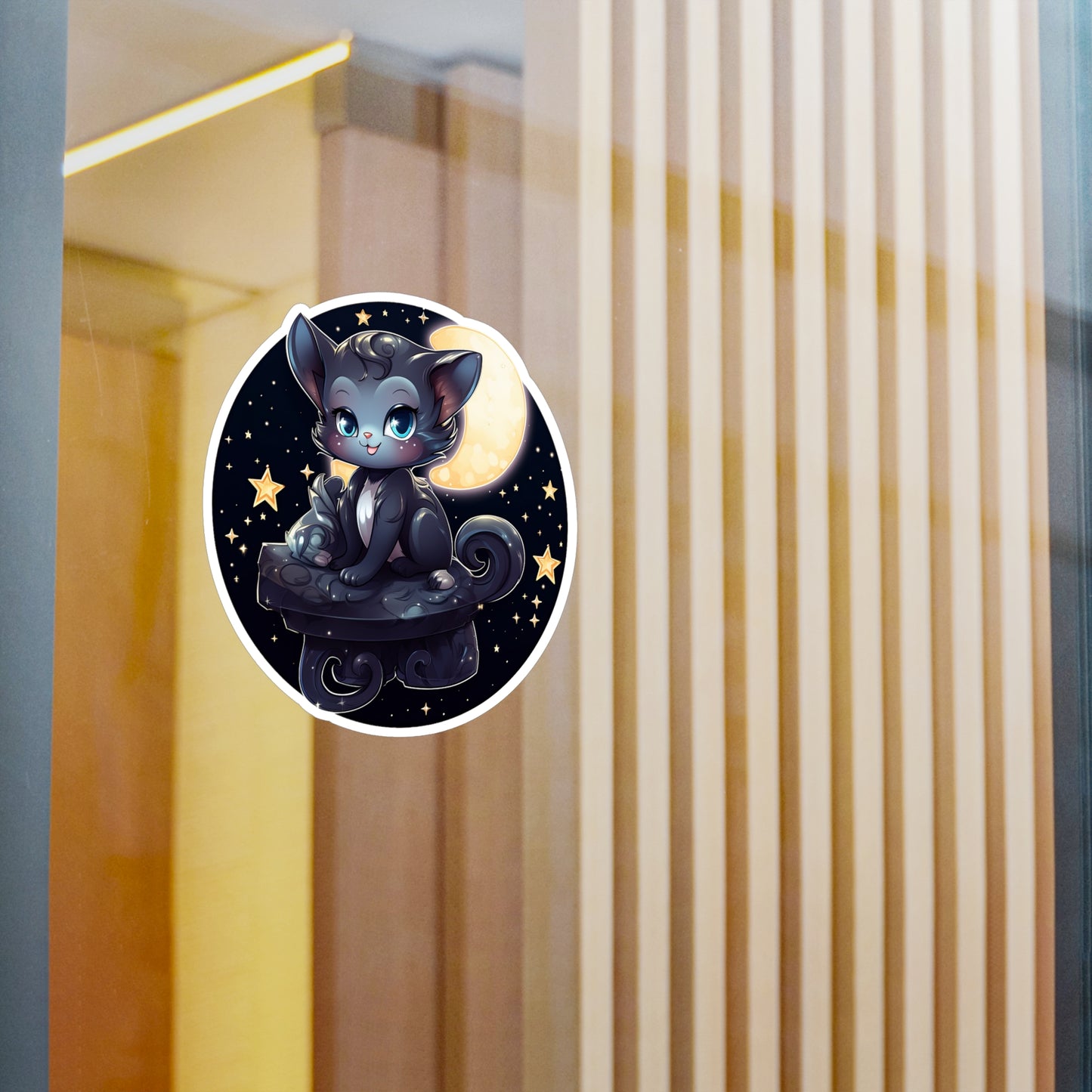 Lunar Kitty: Moonlit Magic Sticker